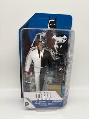 DC Collectibles Batman The Animated Series Two Face Action Figure NIB 1990’s